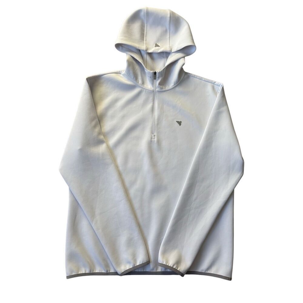 Makade Unisex Golf Hoodie Pullover size XXL White 1/4 zip